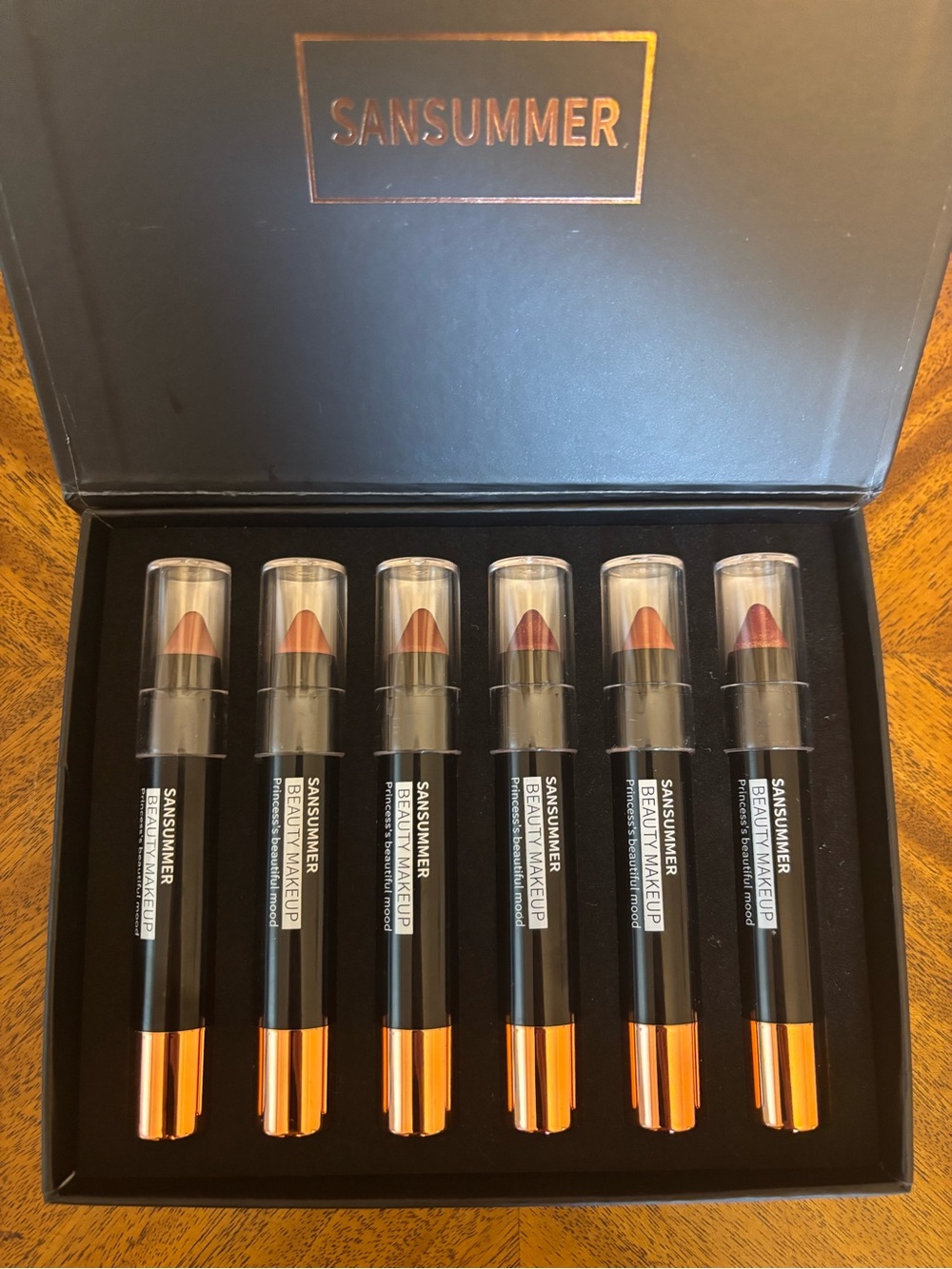 Women Makeup Lipstick Set - Nude to Rose Shades